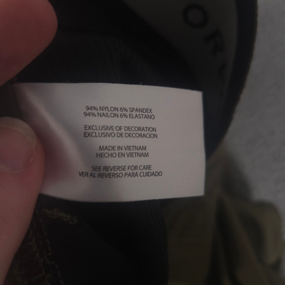 Orvis Pants Mens 34x30 Olive Green Straight Leg Nylon Stretch Tech Hiking Travel - Picture 7 of 14